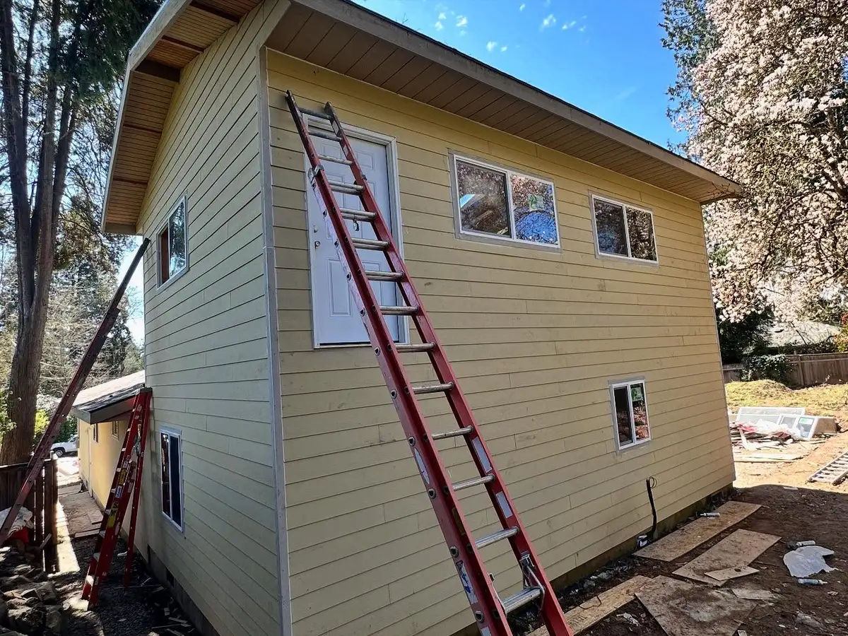 Siding installation project near Portland, OR